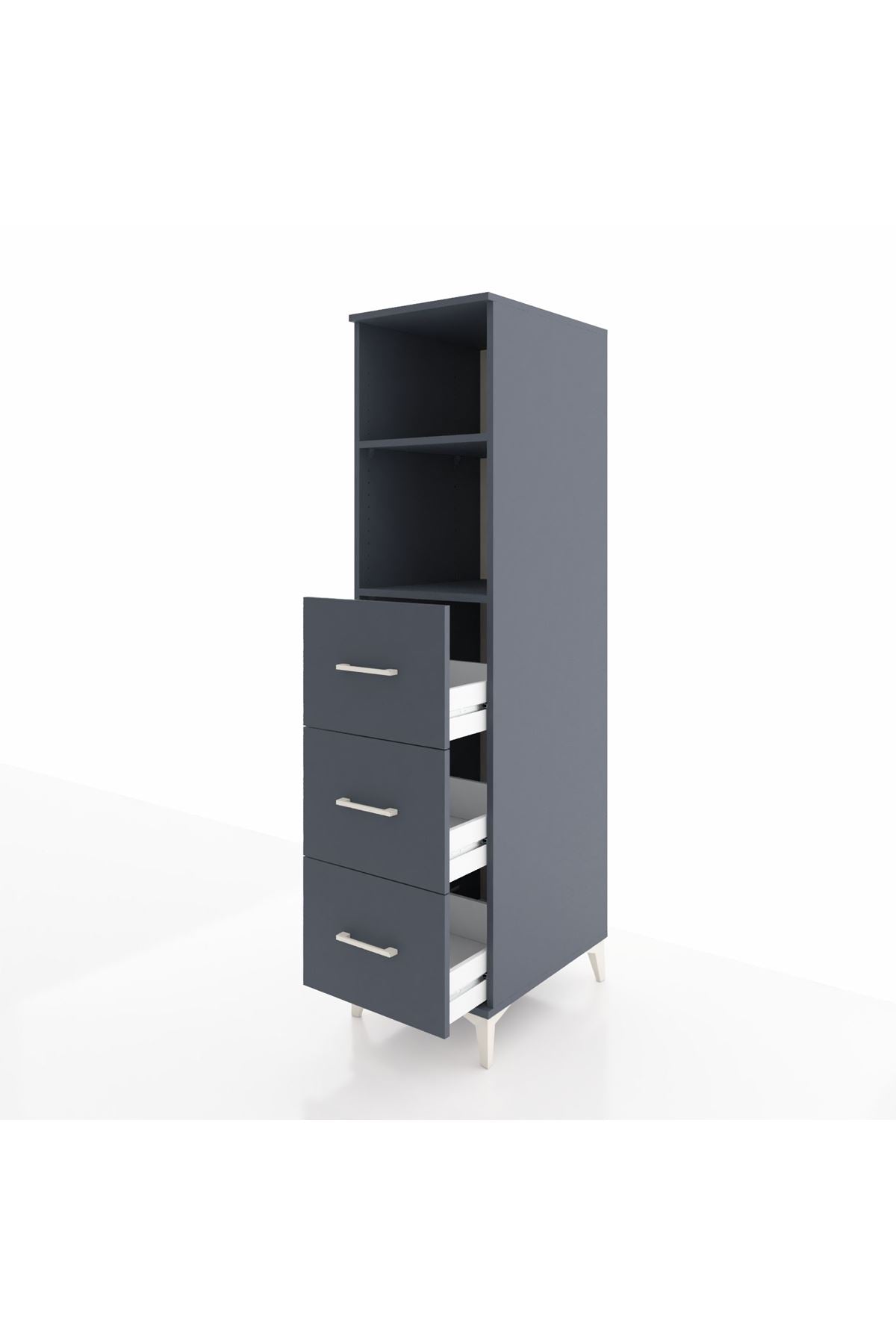 Kronos Dolap 2 Raflı 3 Çekmeceli 44x59x182 - S88M052V5C