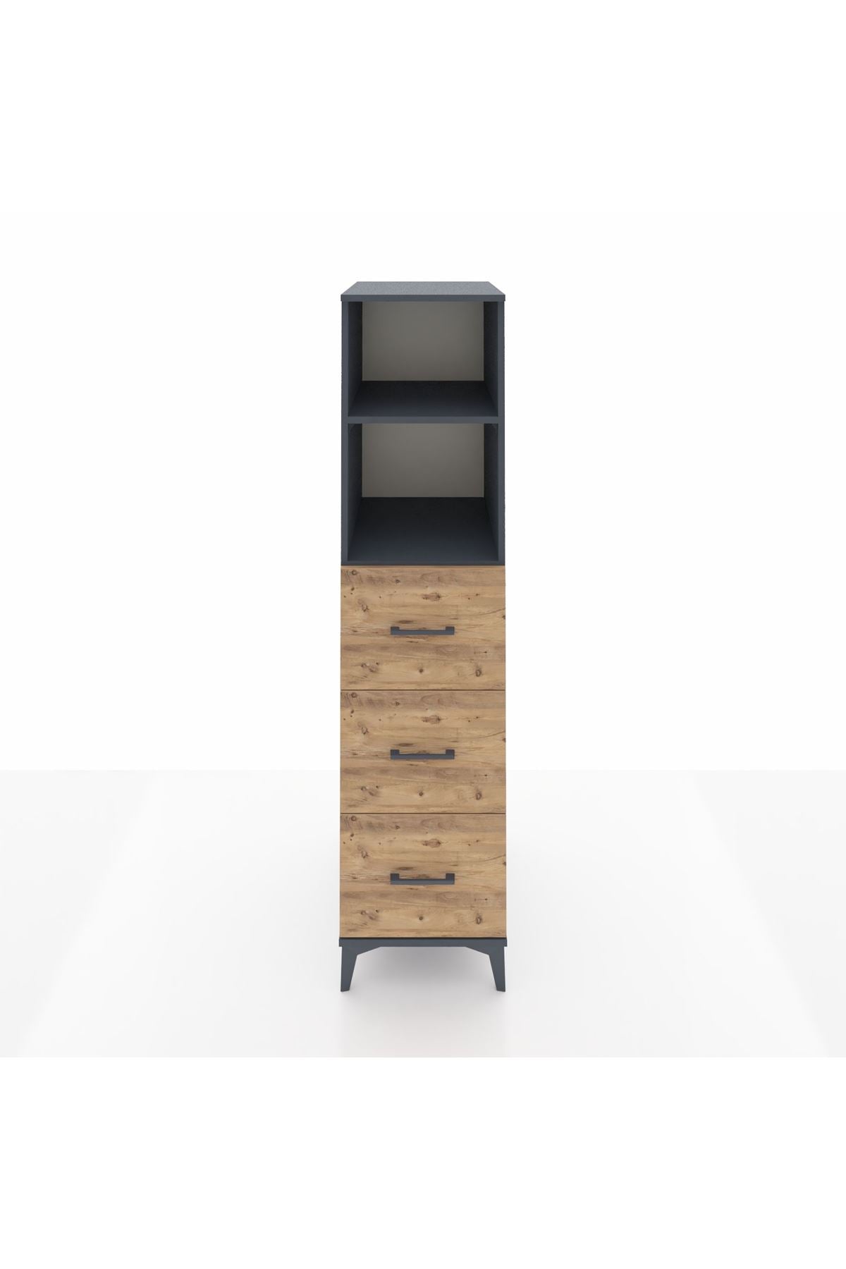 Kronos Dolap 2 Raflı 3 Çekmeceli 44x59x182 - S88M052V6C