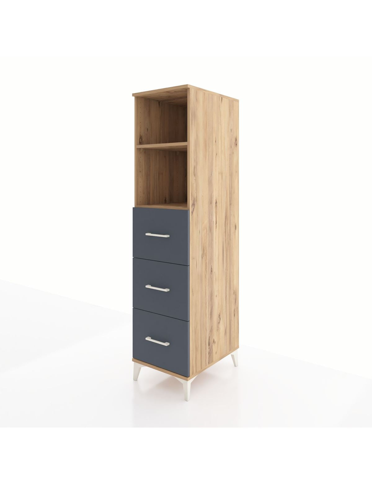 Kronos Dolap 2 Raflı 3 Çekmeceli 44x59x182 - S88M052V8C