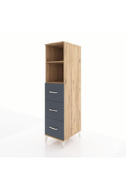 Kronos Dolap 2 Raflı 3 Çekmeceli 44x59x182 - S88M052V8C