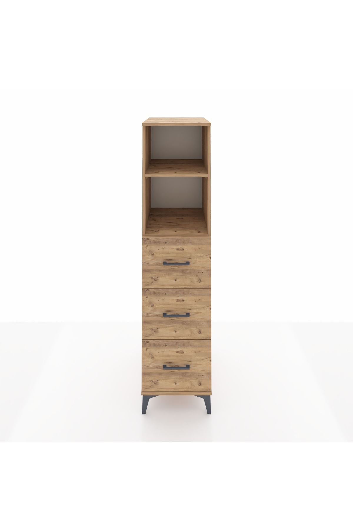 Kronos Dolap 2 Raflı 3 Çekmeceli 44x59x182 - S88M052V9C