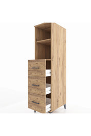 Kronos Dolap 2 Raflı 3 Çekmeceli 44x59x182 - S88M052V9C