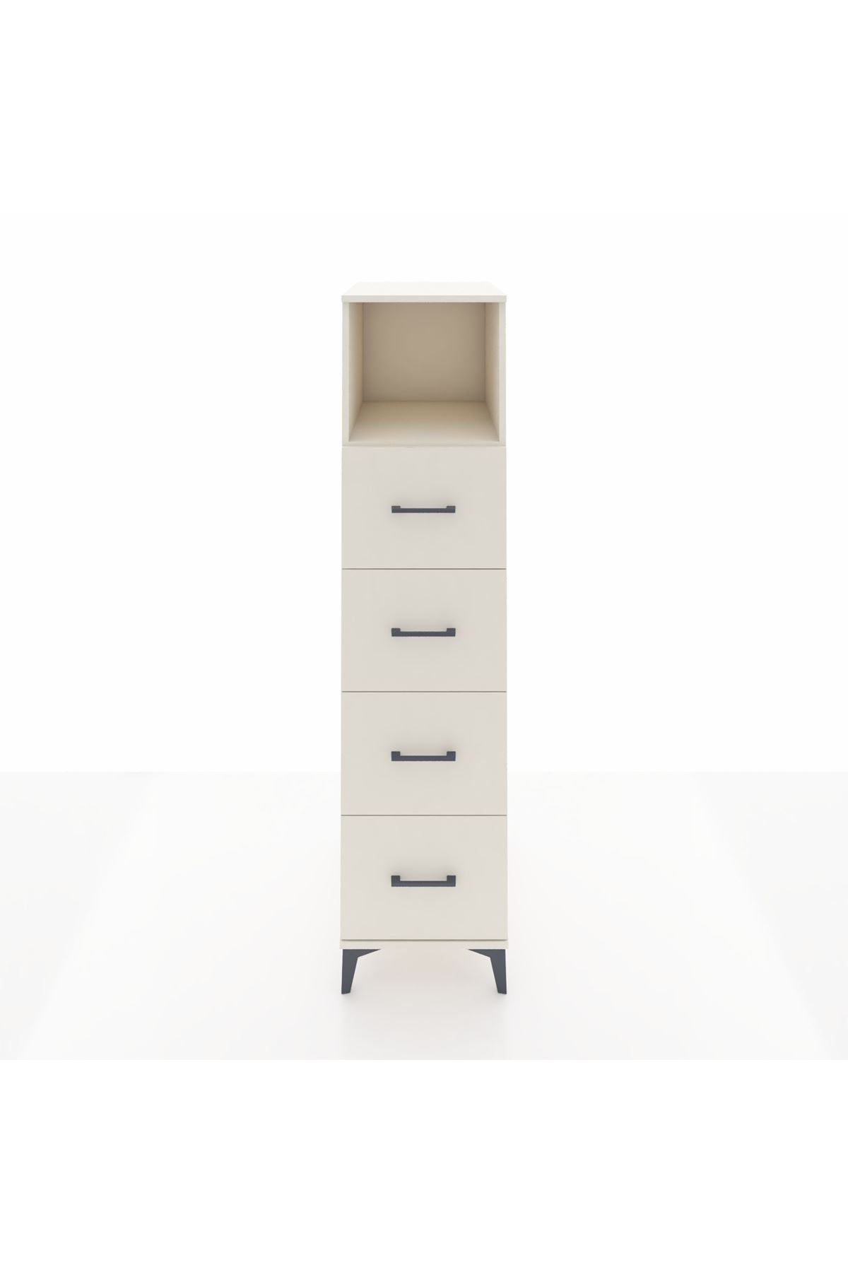 Kronos Dolap Tek Raflı 4 Çekmeceli 44x59x182 - S88M053V1C