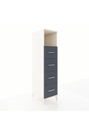 Kronos Dolap Tek Raflı 4 Çekmeceli 44x59x182 - S88M053V2C