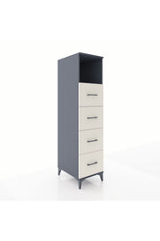 Kronos Dolap Tek Raflı 4 Çekmeceli 44x59x182 - S88M053V4C