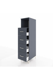 Kronos Dolap Tek Raflı 4 Çekmeceli 44x59x182 - S88M053V5C