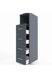 Kronos Dolap Tek Raflı 4 Çekmeceli 44x59x182 - S88M053V5C