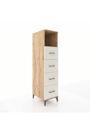 Kronos Dolap Tek Raflı 4 Çekmeceli 44x59x182 - S88M053V7C
