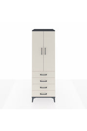 Kronos Dolap 2 Raflı 4 Çekmeceli 2 Kapaklı 60x59x182 - S89M005V4C