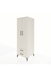 Kronos Dolap 4 Raflı 2 Çekmeceli 2 Kapaklı 60x59x182 - S89M007V1C