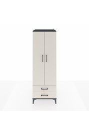Kronos Dolap 4 Raflı 2 Çekmeceli 2 Kapaklı 60x59x182 - S89M007V4C