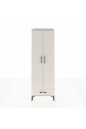 Kronos Dolap 4 Raflı Tek Çekmeceli 2 Kapaklı 60x59x182 - S89M008V1C