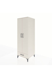Kronos Dolap 4 Raflı Tek Çekmeceli 2 Kapaklı 60x59x182 - S89M008V1C
