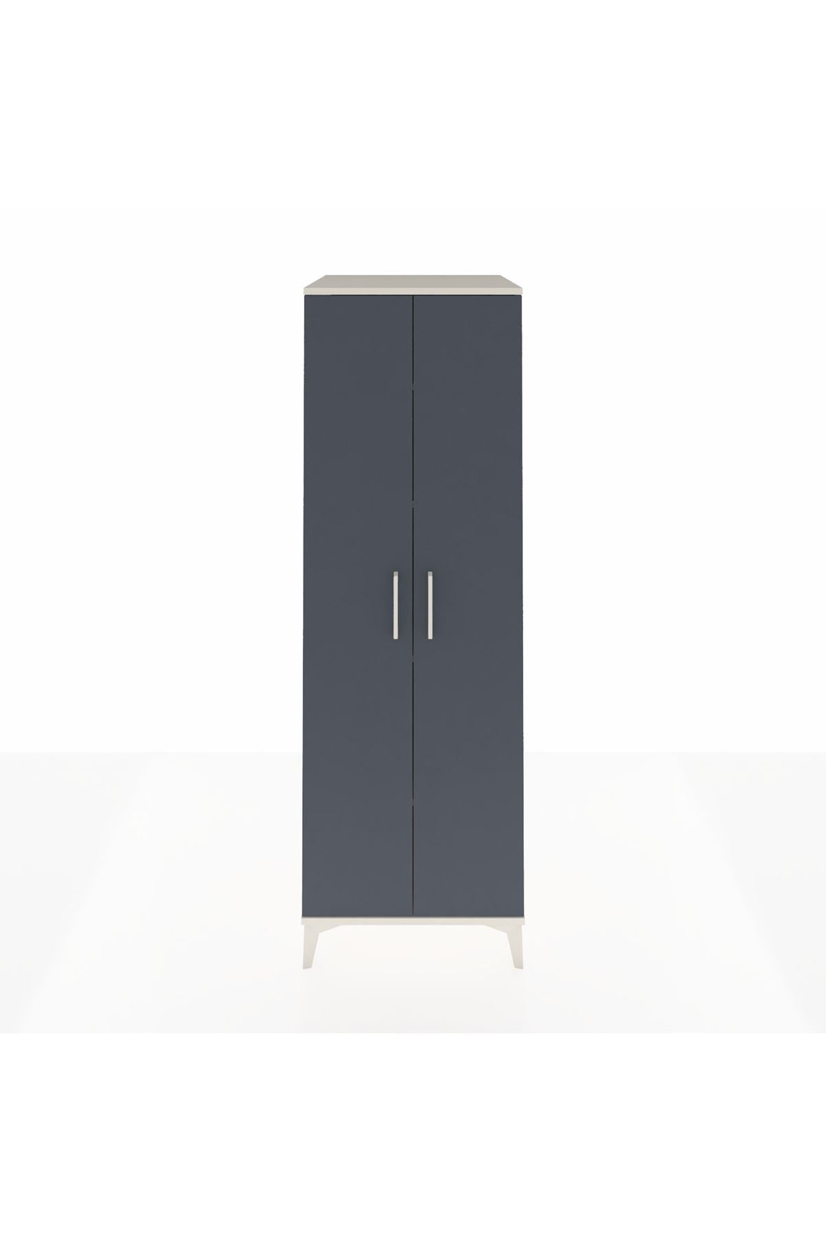 Kronos Dolap 4 Raflı 2 Kapaklı 60x59x182 - S89M009V2C