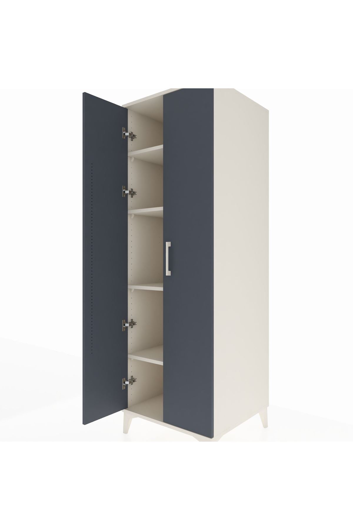 Kronos Dolap 4 Raflı 2 Kapaklı 60x59x182 - S89M009V2C