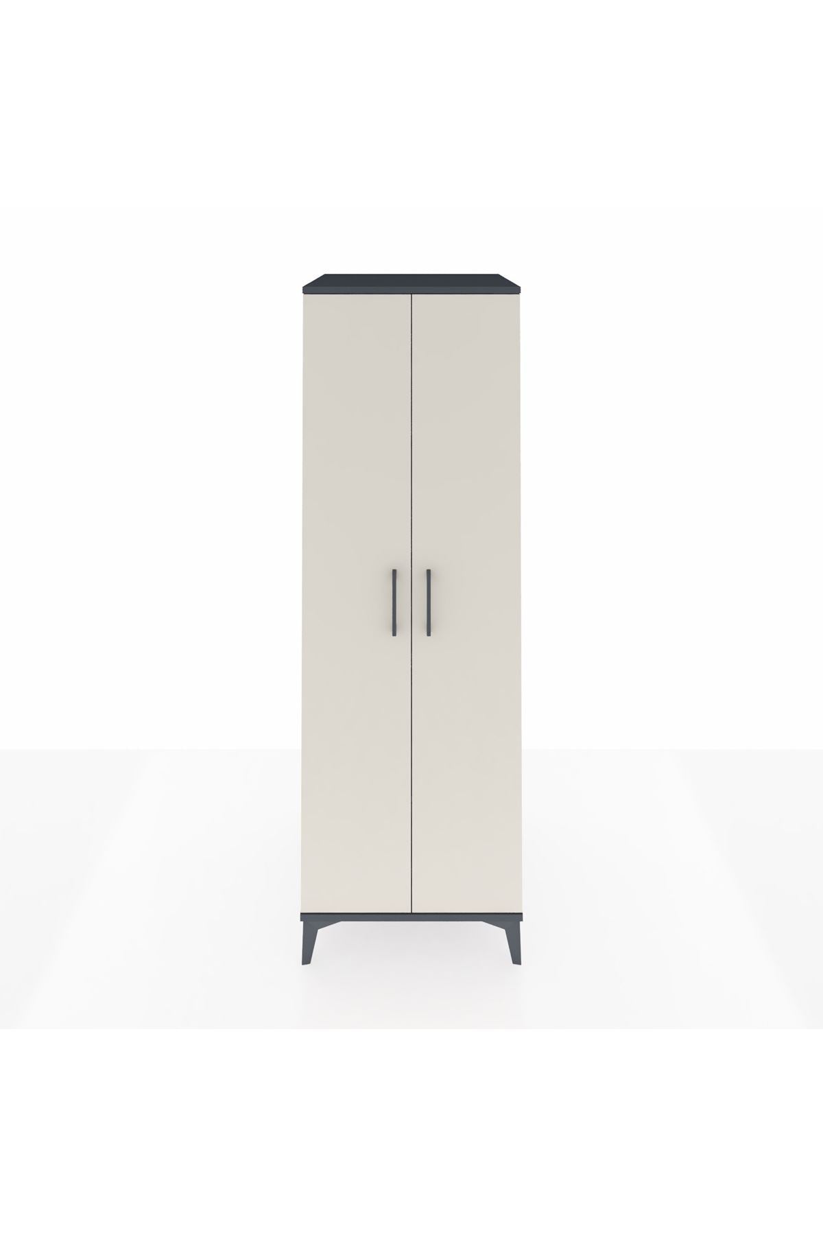 Kronos Dolap 4 Raflı 2 Kapaklı 60x59x182 - S89M009V4C