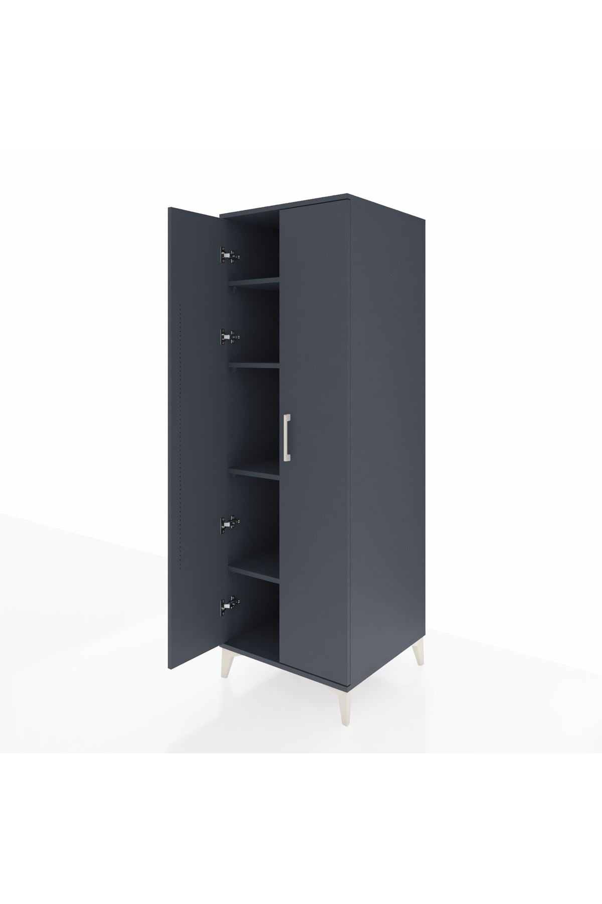 Kronos Dolap 4 Raflı 2 Kapaklı 60x59x182 - S89M009V5C