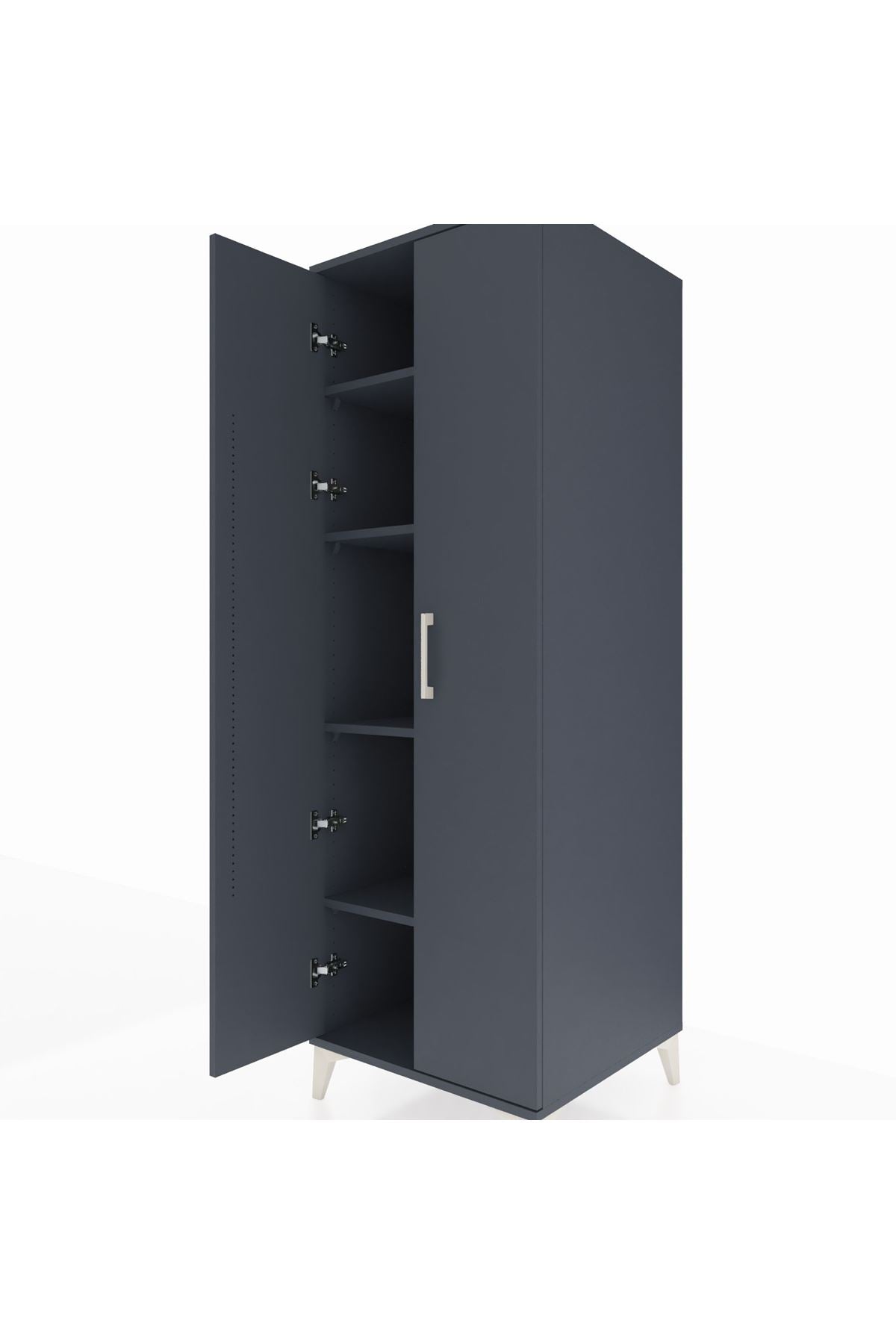 Kronos Dolap 4 Raflı 2 Kapaklı 60x59x182 - S89M009V5C