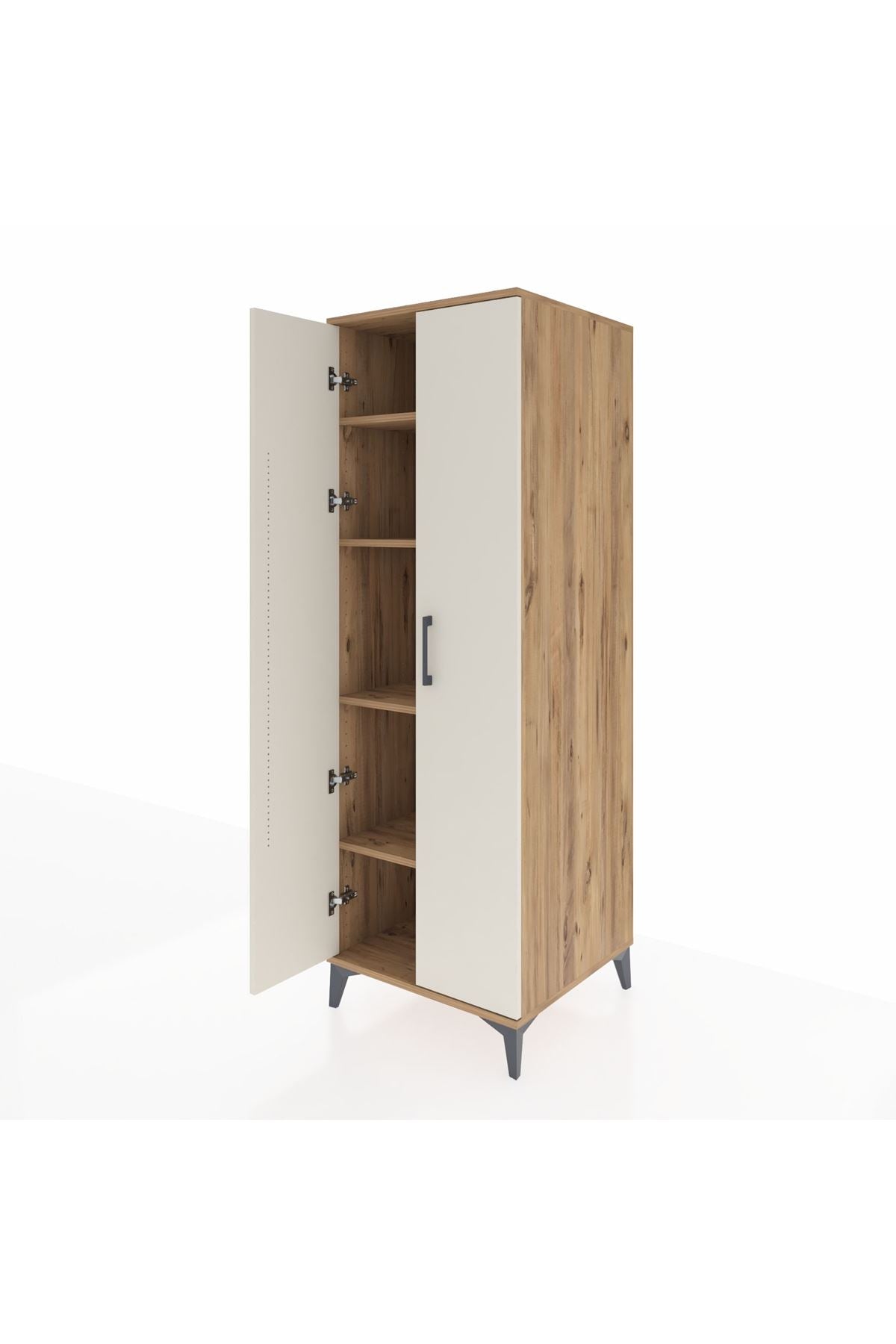 Kronos Dolap 4 Raflı 2 Kapaklı 60x59x182 - S89M009V7C