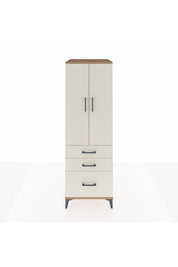 Kronos Dolap 2 Raflı 3 Çekmeceli 2 Kapaklı 60x59x182 - S89M014V7C