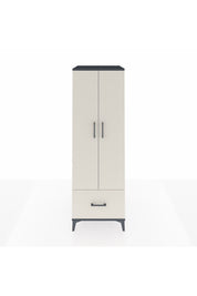 Kronos Dolap 4 Raflı Tek Çekmeceli 2 Kapaklı 60x59x182 - S89M016V4C