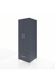 Kronos Dolap 4 Raflı Tek Çekmeceli 2 Kapaklı 60x59x182 - S89M016V5C