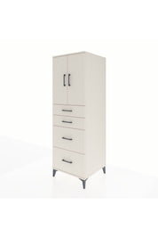 Kronos Dolap Tek Raflı 4 Çekmeceli 2 Kapaklı 60x59x182 - S89M019V1C