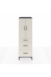 Kronos Dolap 2 Raflı 3 Çekmeceli 2 Kapaklı 60x59x182 - S89M020V4C