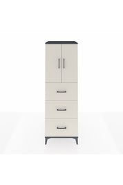 Kronos Dolap 2 Raflı 3 Çekmeceli 2 Kapaklı 60x59x182 - S89M024V4C
