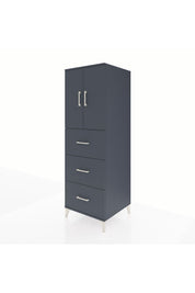 Kronos Dolap 2 Raflı 3 Çekmeceli 2 Kapaklı 60x59x182 - S89M024V5C