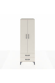 Kronos Dolap Tek Raflı 2 Çekmeceli Tek Askılı 60x59x182 - S89M029V1C