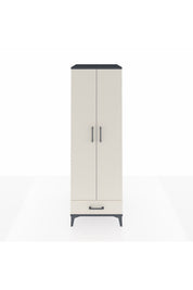 Kronos Dolap 2 Raflı Tek Çekmeceli Tek Askılı 60x59x182 - S89M030V4C