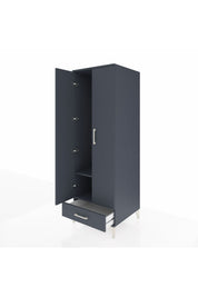 Kronos Dolap 2 Raflı Tek Çekmeceli Tek Askılı 60x59x182 - S89M030V5C