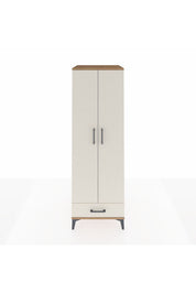 Kronos Dolap 2 Raflı Tek Çekmeceli Tek Askılı 60x59x182 - S89M030V7C
