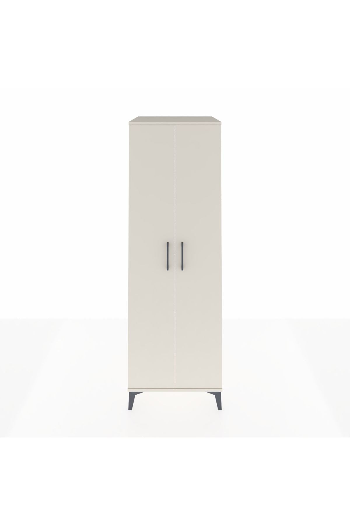 Kronos Dolap 2 Raflı 2 Kapaklı Tek Askılı 60x59x182 - S89M031V1C