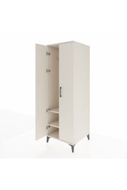 Kronos Dolap 2 Raflı 2 Kapaklı Tek Askılı 60x59x182 - S89M031V1C