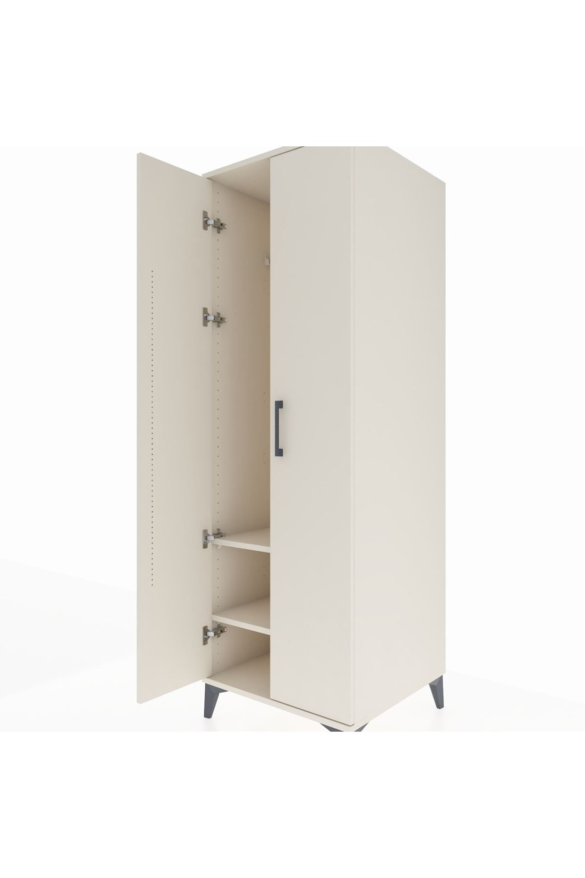 Kronos Dolap 2 Raflı 2 Kapaklı Tek Askılı 60x59x182 - S89M031V1C