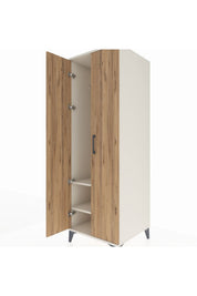 Kronos Dolap 2 Raflı 2 Kapaklı Tek Askılı 60x59x182 - S89M031V3C