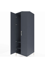 Kronos Dolap 2 Raflı 2 Kapaklı Tek Askılı 60x59x182 - S89M031V5C