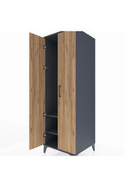 Kronos Dolap 2 Raflı 2 Kapaklı Tek Askılı 60x59x182 - S89M031V6C
