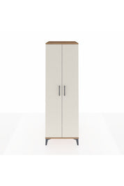 Kronos Dolap 2 Raflı 2 Kapaklı Tek Askılı 60x59x182 - S89M031V7C