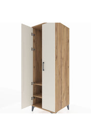Kronos Dolap 2 Raflı 2 Kapaklı Tek Askılı 60x59x182 - S89M031V7C