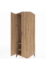 Kronos Dolap 2 Raflı 2 Kapaklı Tek Askılı 60x59x182 - S89M031V9C