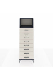 Kronos Dolap Tek Raflı 8 Çekmeceli 60x59x182 - S89M032V4C