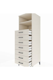 Kronos Dolap 2 Raflı 7 Çekmeceli 60x59x182 - S89M033V1C