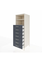 Kronos Dolap 2 Raflı 7 Çekmeceli 60x59x182 - S89M033V2C