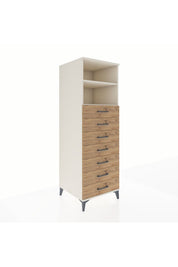 Kronos Dolap 2 Raflı 7 Çekmeceli 60x59x182 - S89M033V3C