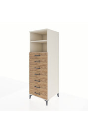 Kronos Dolap 2 Raflı 7 Çekmeceli 60x59x182 - S89M033V3C