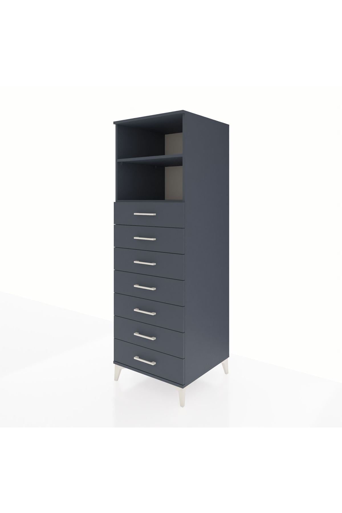 Kronos Dolap 2 Raflı 7 Çekmeceli 60x59x182 - S89M033V5C