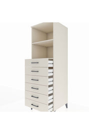 Kronos Dolap 2 Raflı 6 Çekmeceli 60x59x182 - S89M034V1C